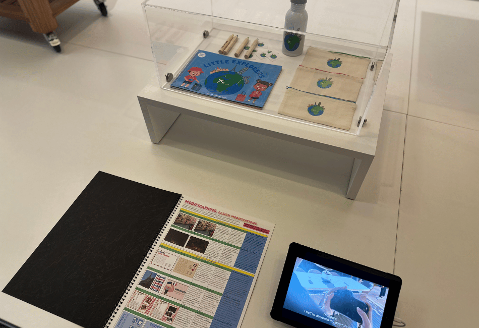 A photo showing Charlotte's comprehensive Travel Activity Pack for children